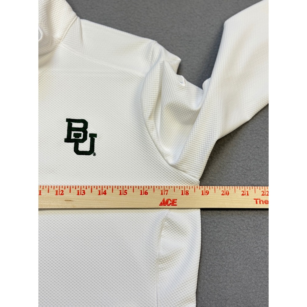 Nike Dri-FIT UV Victory Baylor University BU Full Zip Jacket Womens M White Golf - Picture 8 of 10